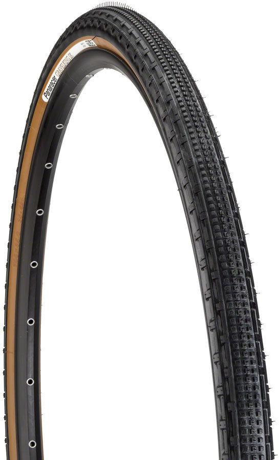 Panaracer GravelKing SK Tire - 700 x 35 Tubeless Folding Black/Brown