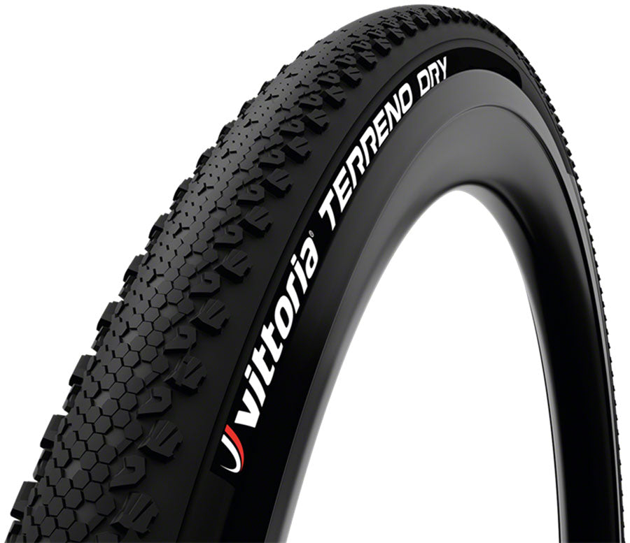 Vittoria Terreno Dry Tire - 700 x 38 Clincher  Folding  Black 2C