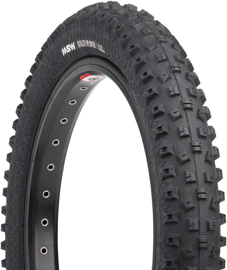 MSW Utility Player Tire - 14 x 2.25 Black Folding Wire Bead 33tpi