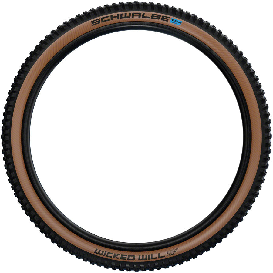 Schwalbe Wicked Will Tire - 29 x 2.4 Tubeless Folding BLK/Transparent Evolution Line Super Race Addix SpeedGrip