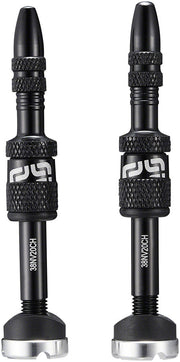 E*thirteen Quick Fill Tire Plasma Valves(19-23mm Rim) Pair - Blk