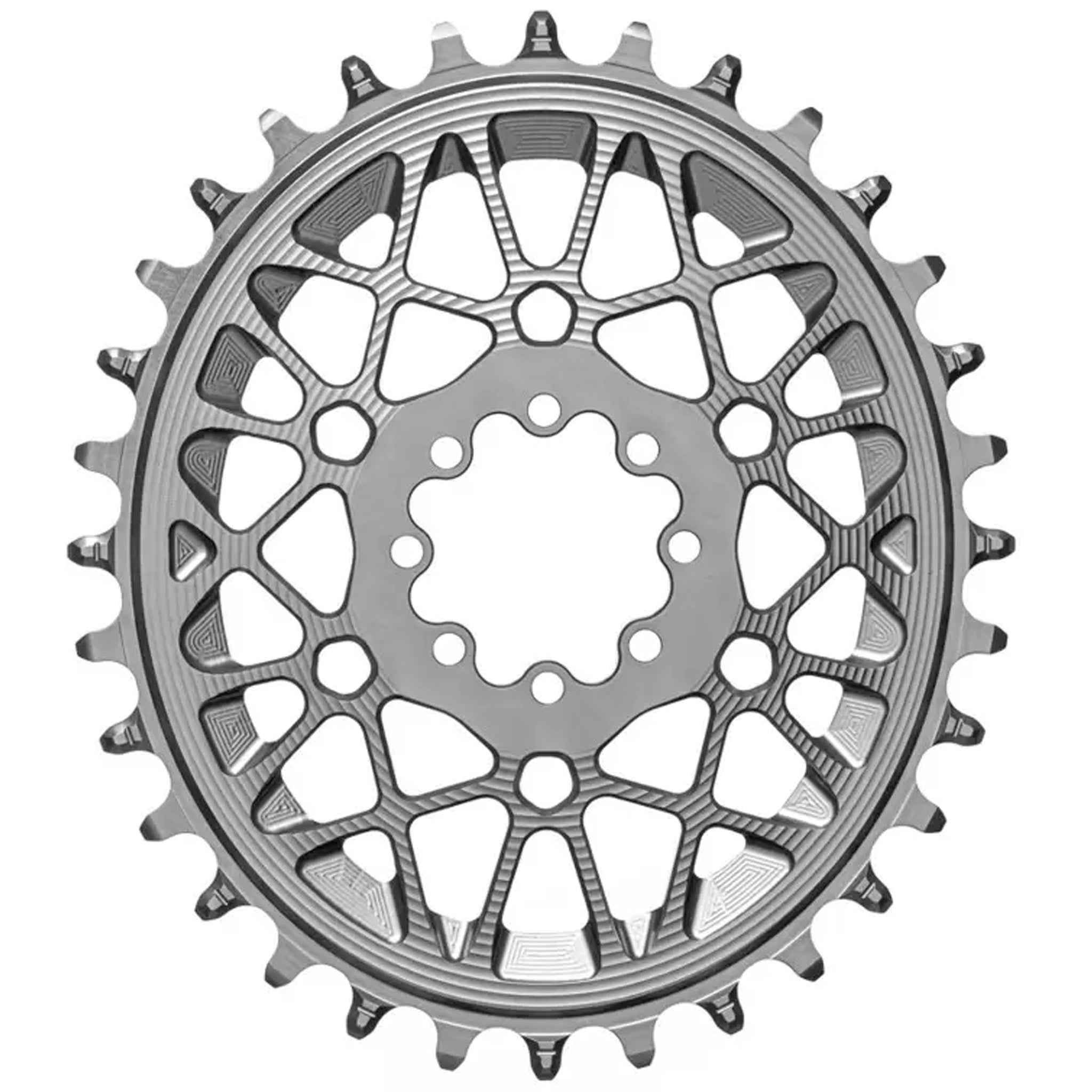 Absolute Black Oval SRAM T-Type DM 8-Hole Boost Chainring 28T Titan