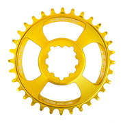 Burgtec GXP Boost 3mm Thick Thin Chainring 32T - Bullion Gold