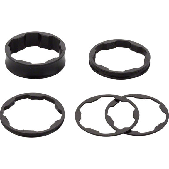 BOX BoxTwo Stem Spacer Kit 1-1/8" - Black