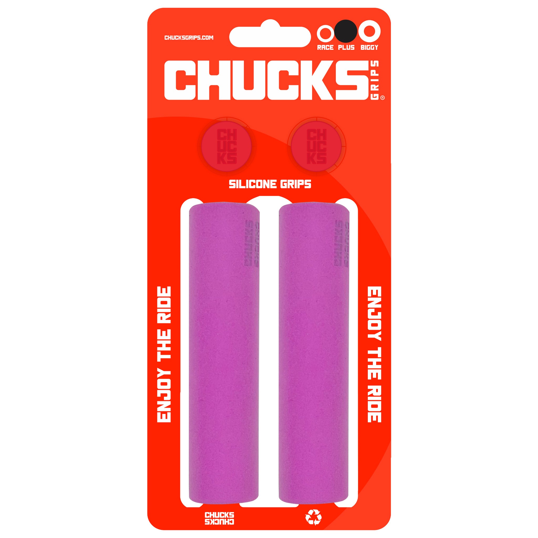 Chucks Grips Plus Grips 130mm x 27.5mm Purple