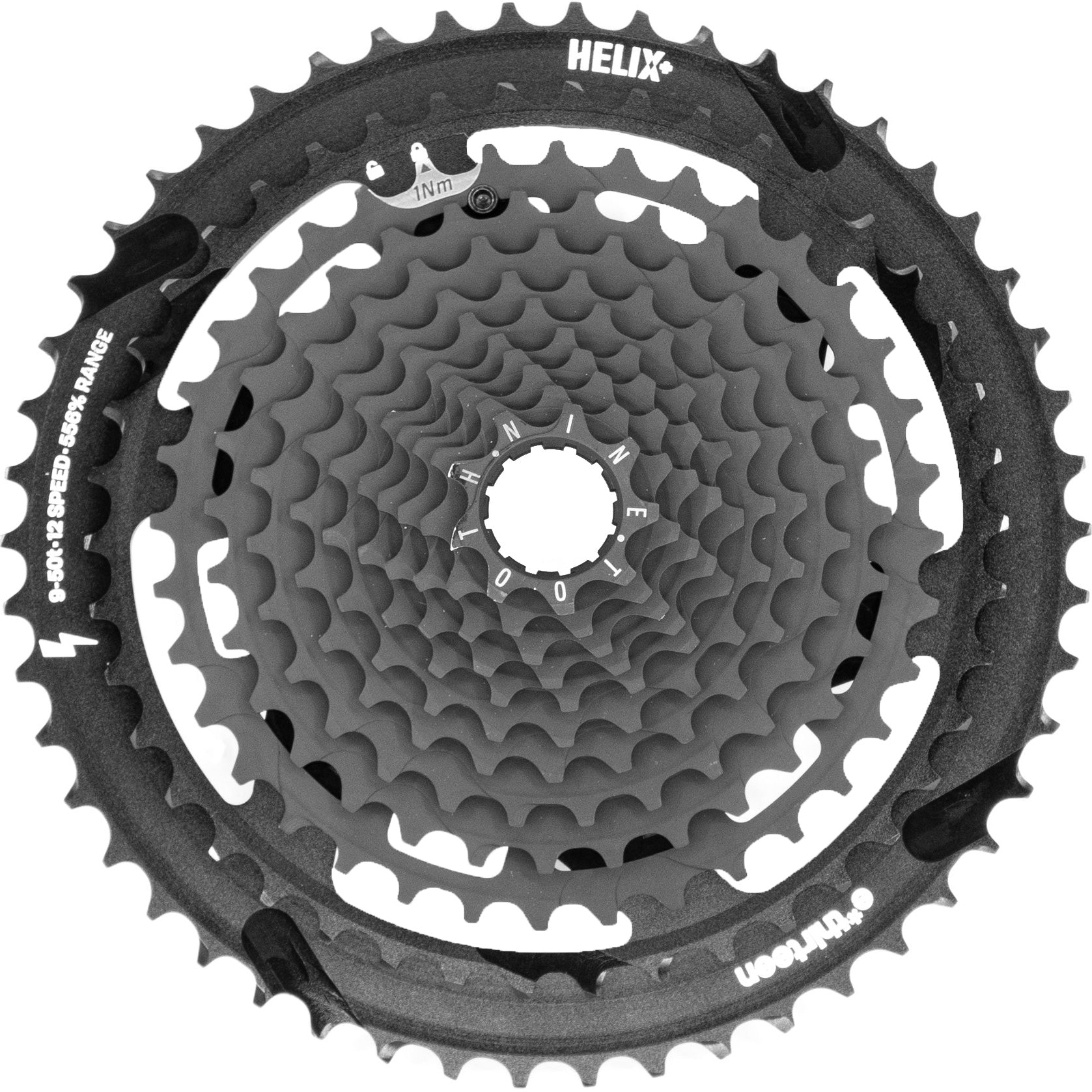 e*thirteen Helix Plus Cassette - 12-Speed 9-50t Black