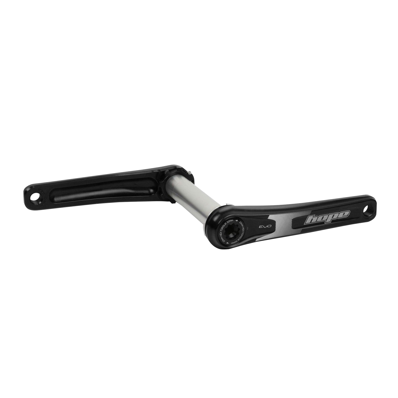 Hope Evo Crankset No Spider(68/73mm) 155mm - Black