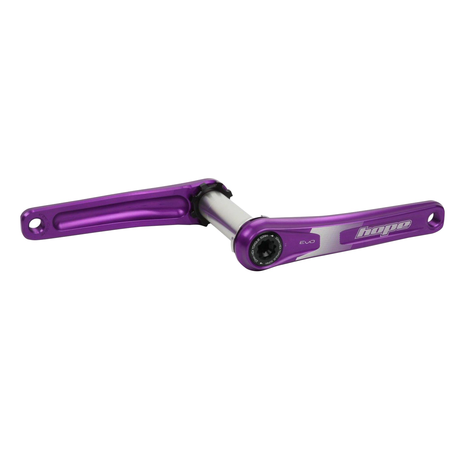 Hope Evo Crankset No Spider(68/73mm) 170mm - Purple