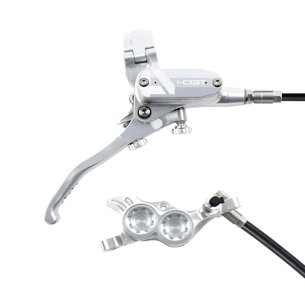 Hope Tech 4 E4 Disc Brake Right/Rear - 74mm Silver/Silver