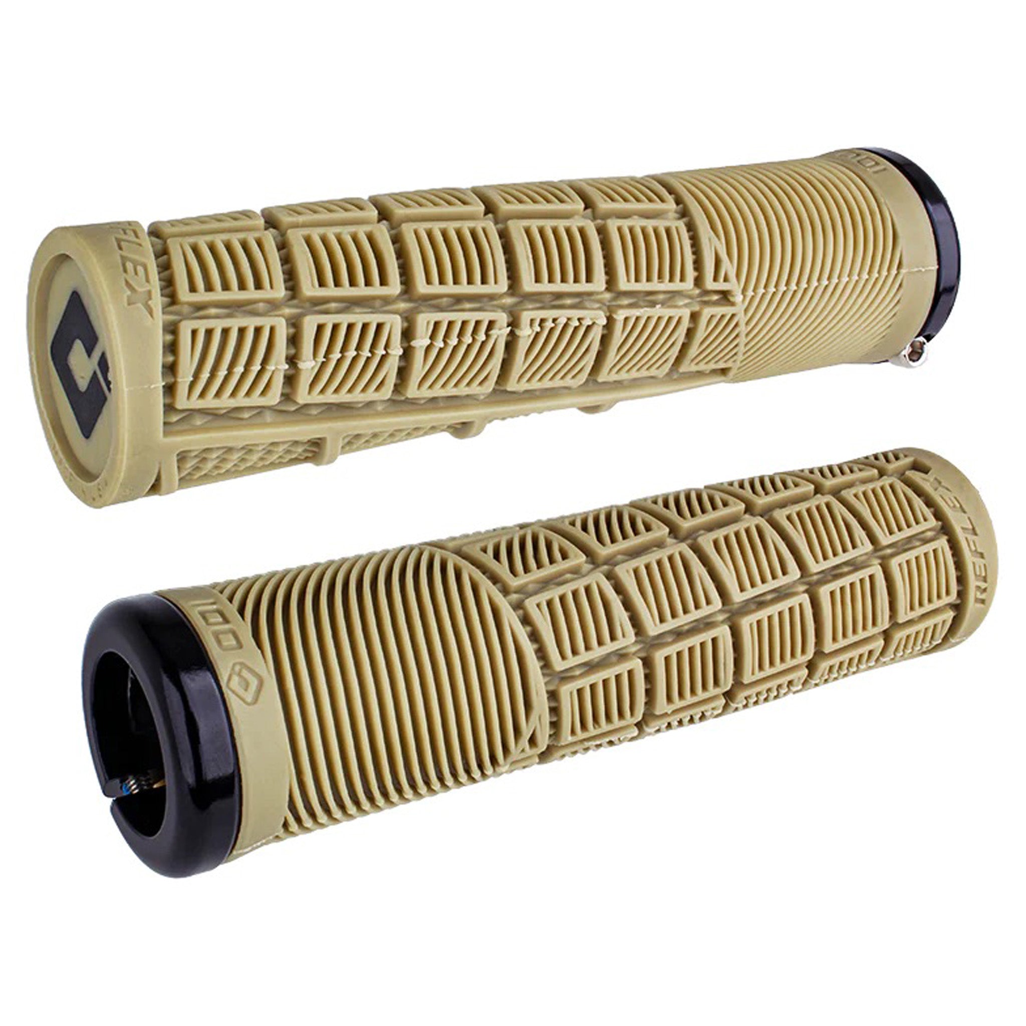 ODI Reflex v2.1 Lock-On Grips - Black/Tan