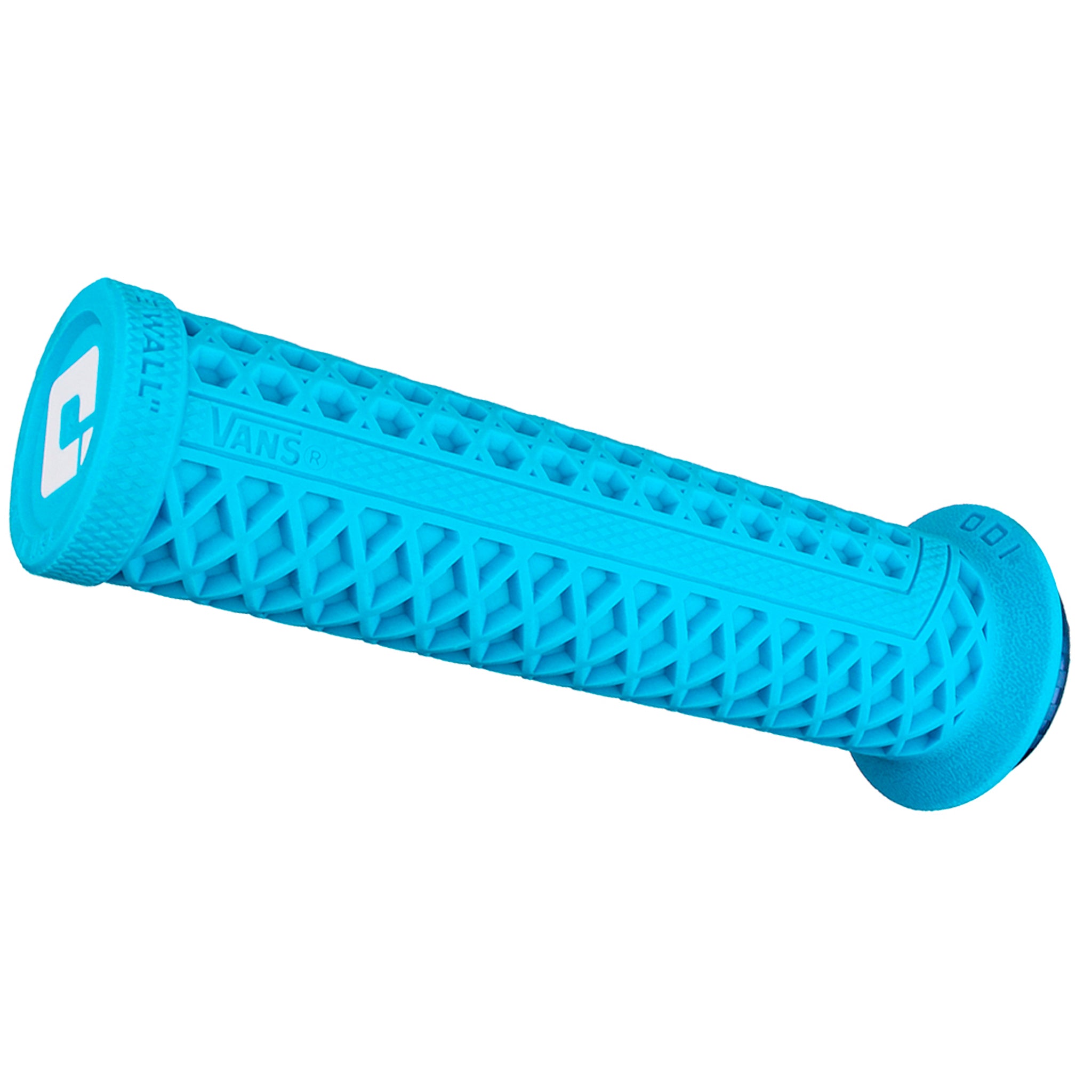 ODI Vans V2.1 Grips - White/Light Blue/Blue Lock-On