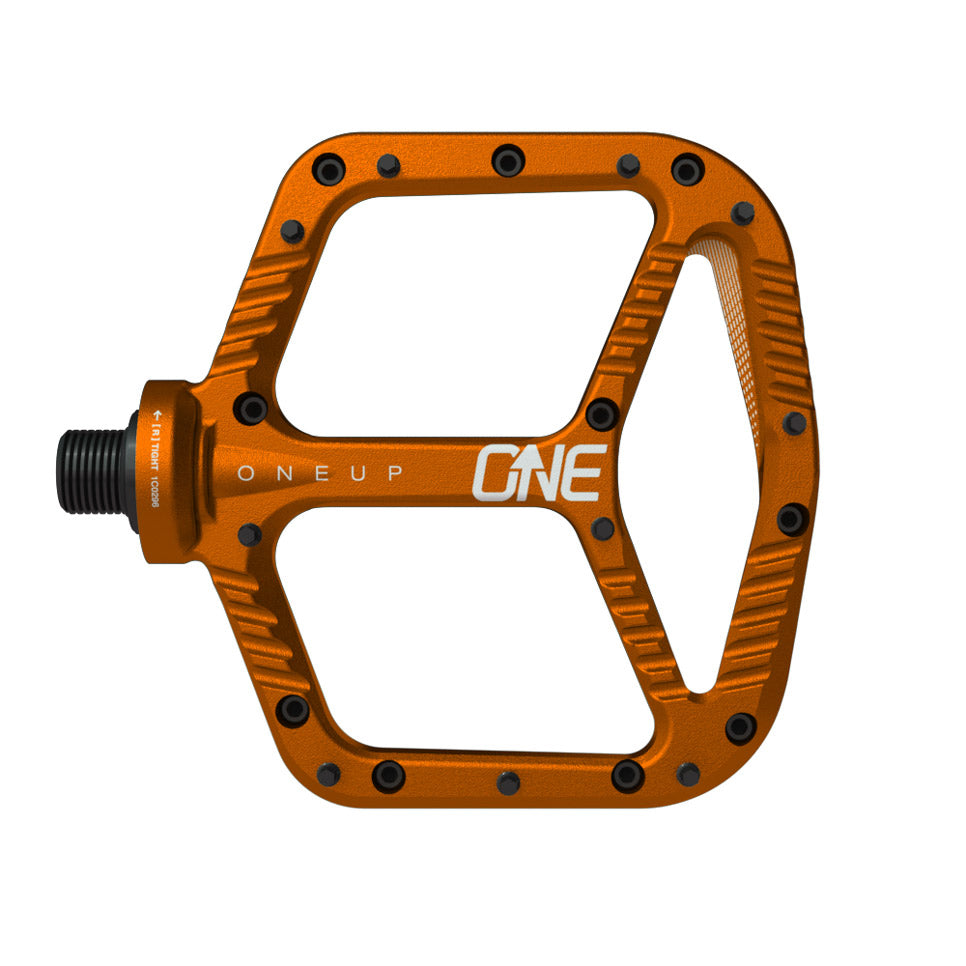 OneUp Components Aluminum Platform Pedals Orange