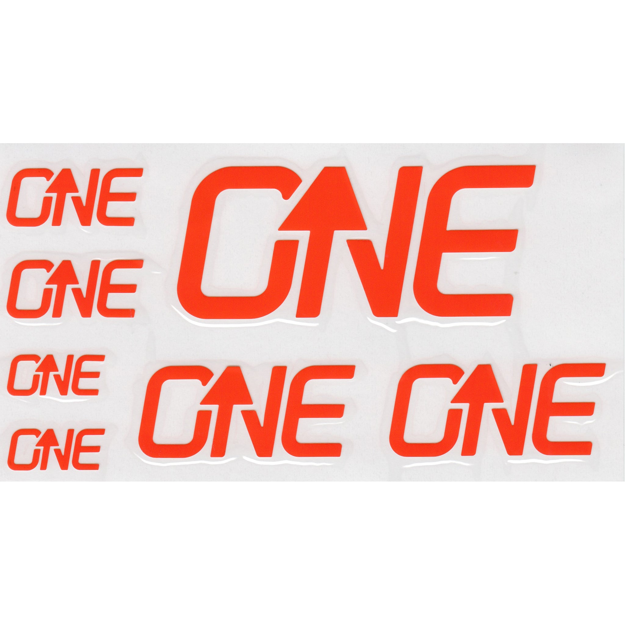 OneUp Components Riser Bar Decal Kit Orange