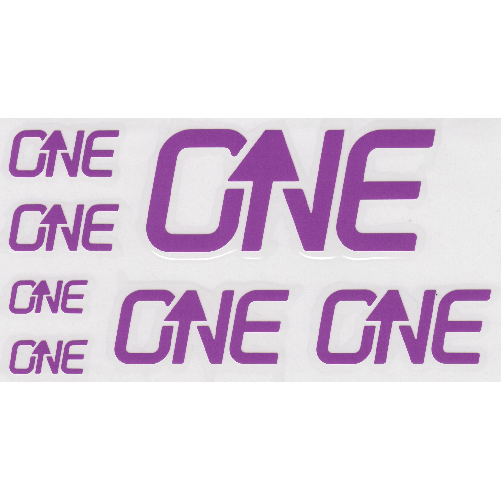 OneUp Components Riser Bar Decal Kit Purple