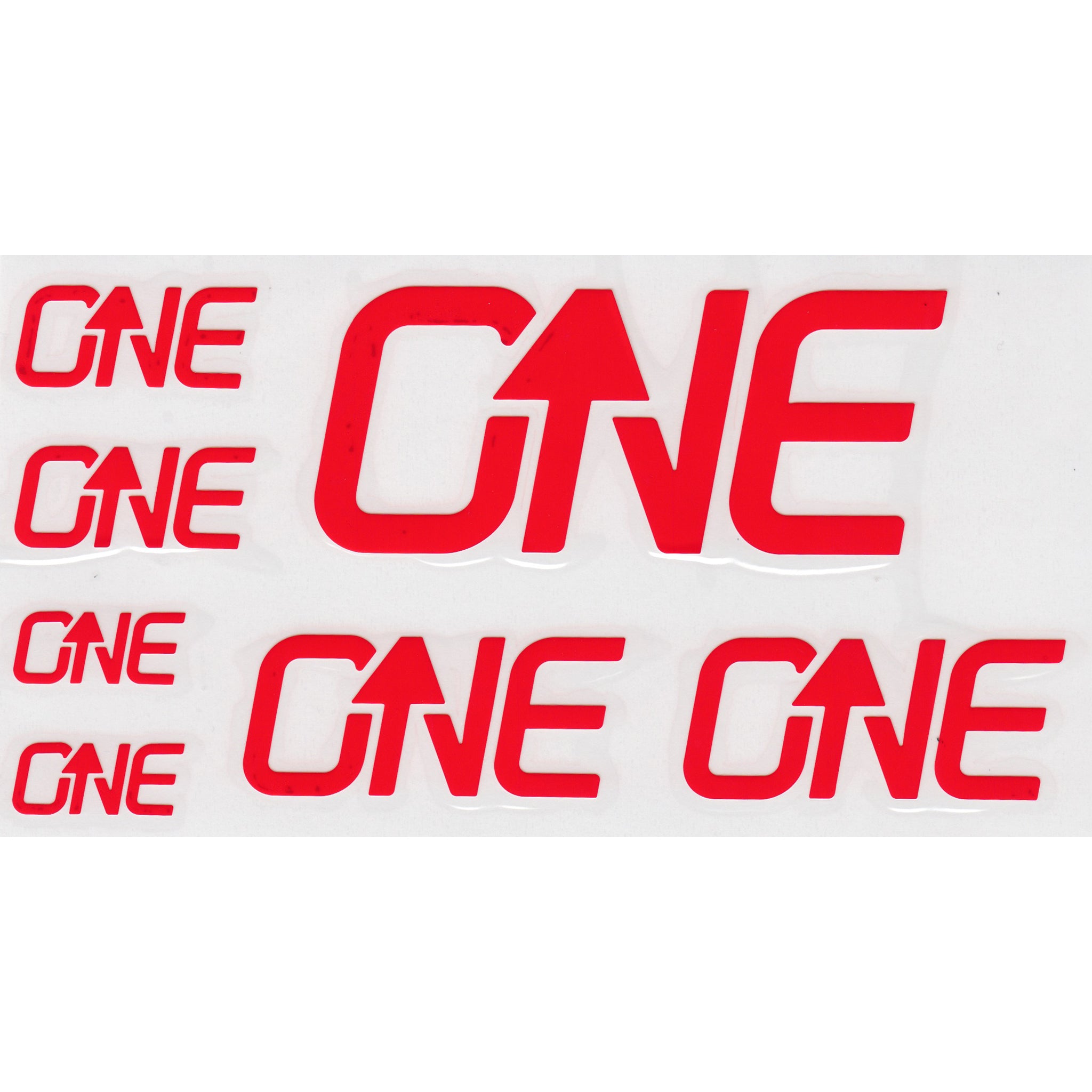 OneUp Components Riser Bar Decal Kit Red