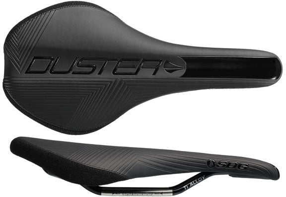 SDG Duster P Mtn Saddle Ti-Alloy Rails - Blk/Blk