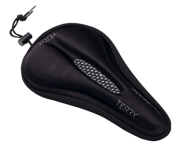 Terry Gel Saddle Cover: Black