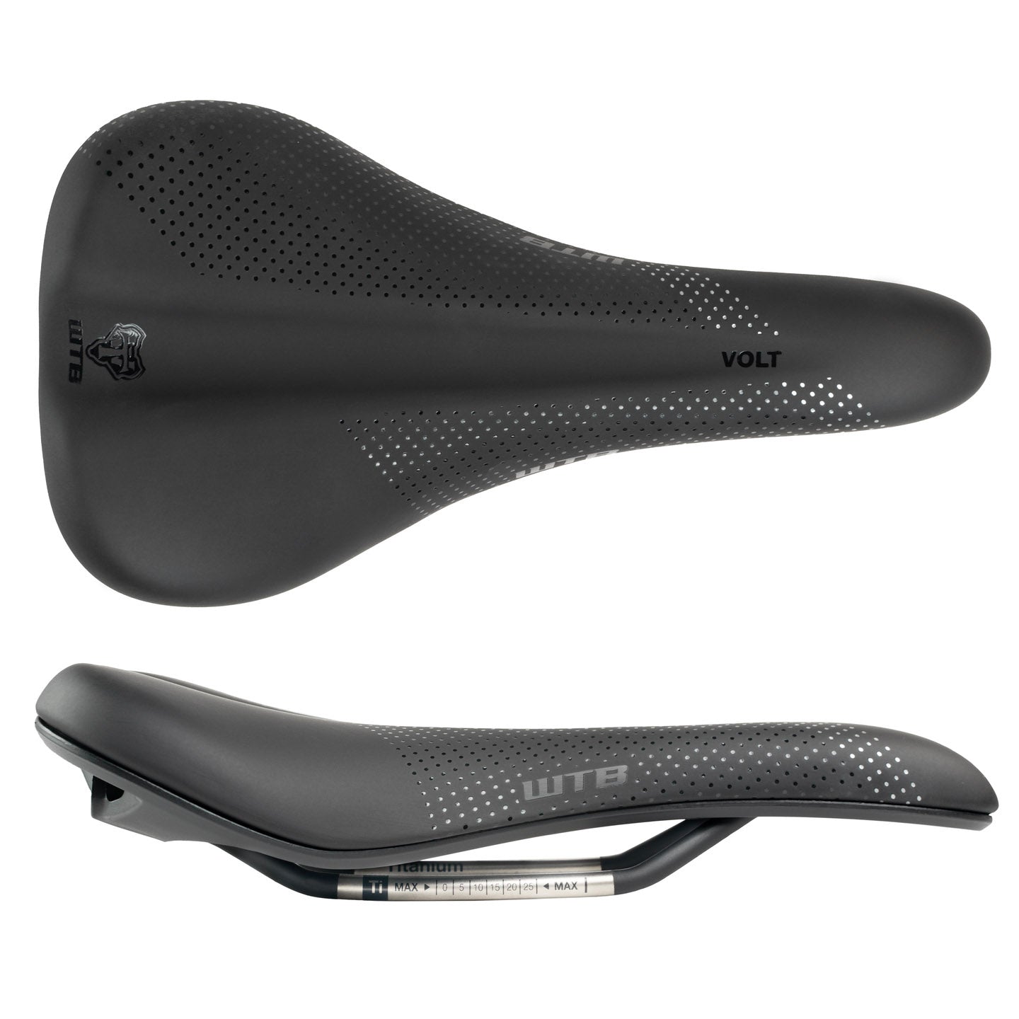 WTB Volt Fusion Form Saddle - Titanium Black Medium